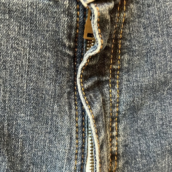 Vans Custom Made For You Straight Leg Jeans Medium Blue 99% Cotton Skater 36x34 - Picture 5 of 16